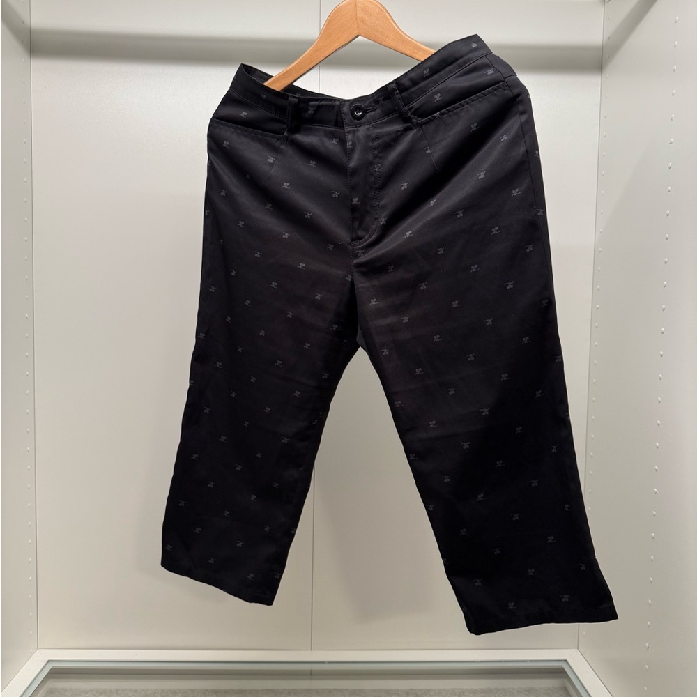 Navy Blue Vintage Courreges Capri Pants